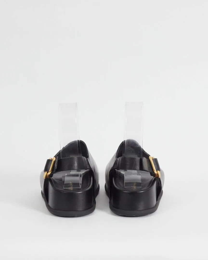 3.1 Phillip Lim 'freida' flatform slingback sandals, black, 40