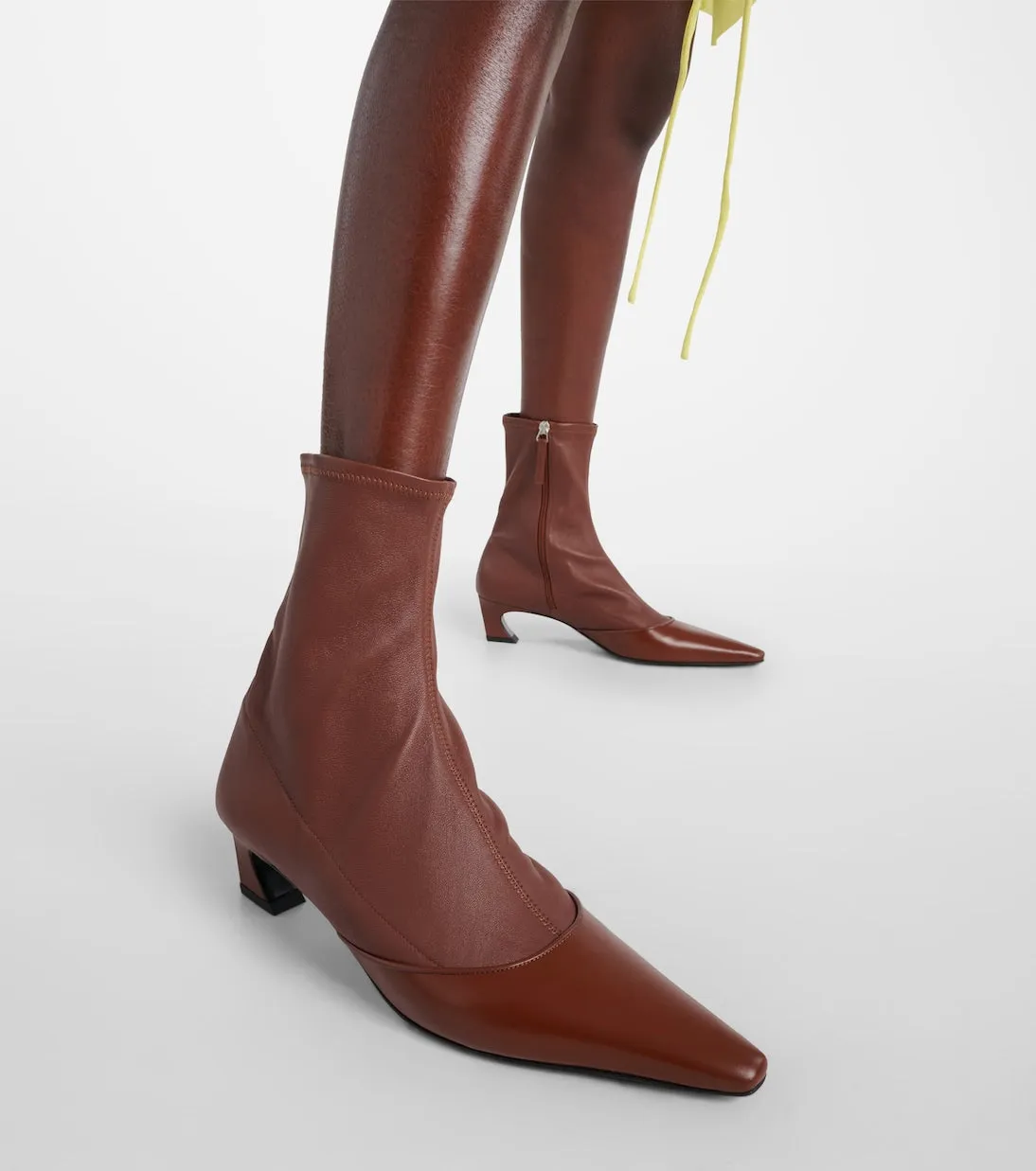 Acne Studios leather ankle boots, brown