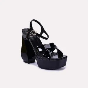 Alice Black Chunky Heel Sandals 0421201