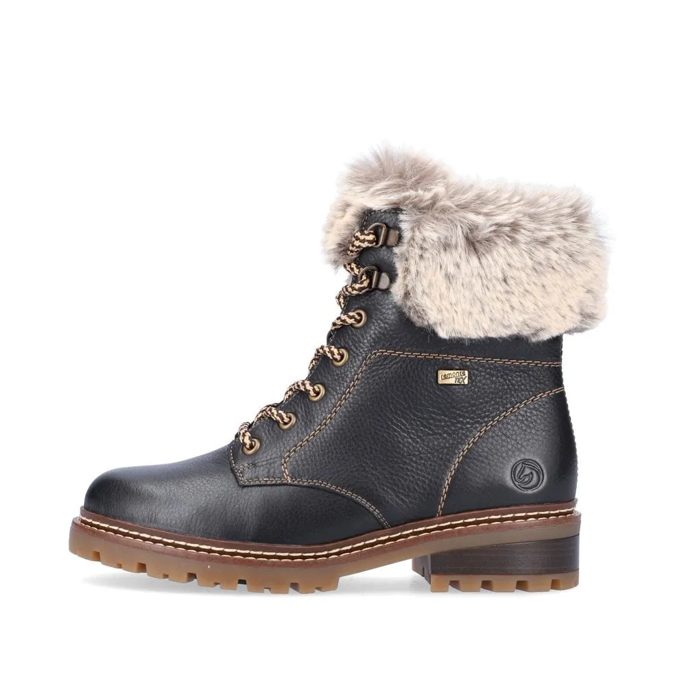 Alpine Black Ankle Boots