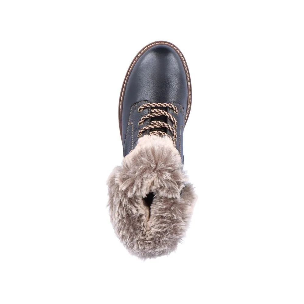 Alpine Black Ankle Boots