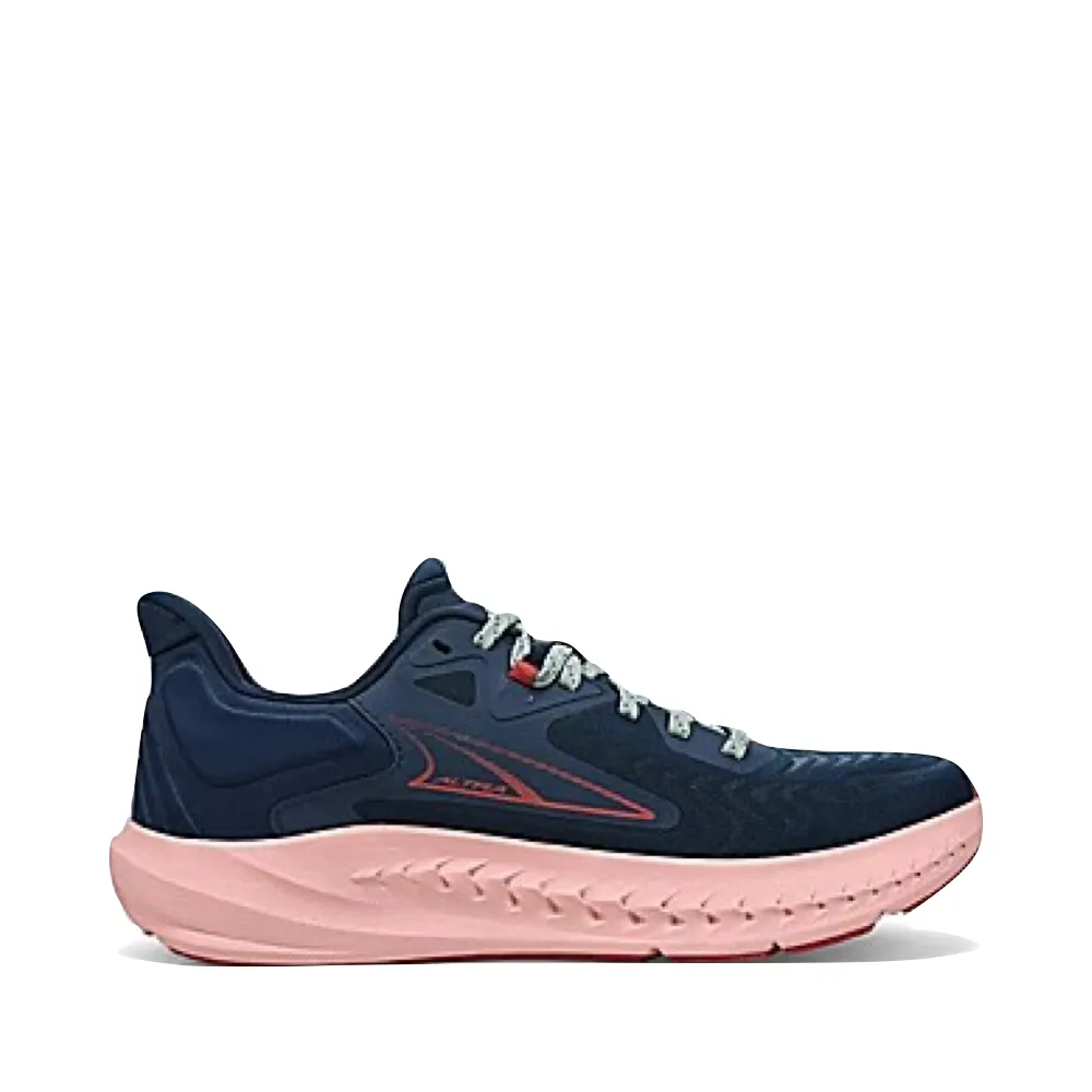 Altra Women's Torin 7 Running Sneaker in Deep Teal/Pink
