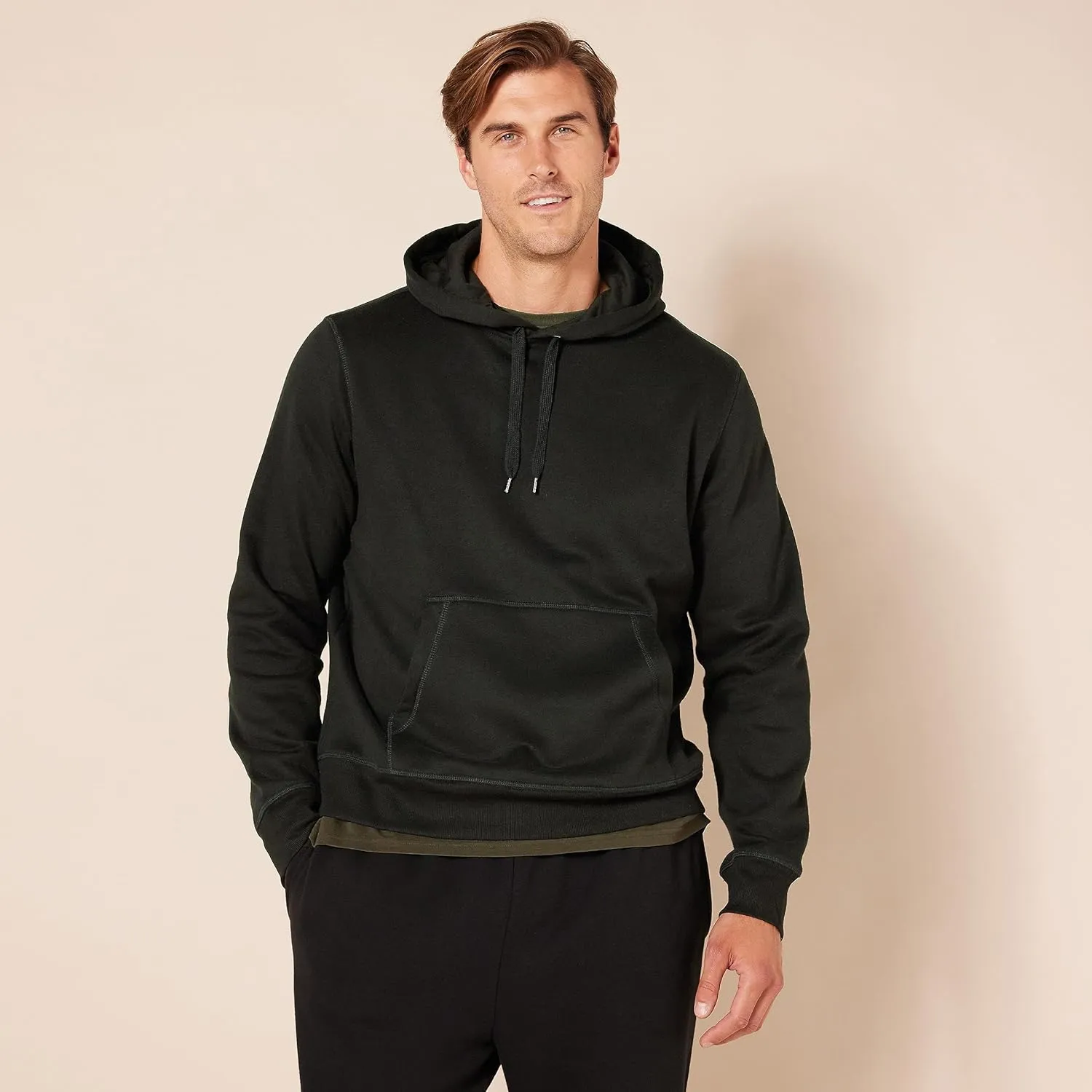 Amazon Essentials Men's Pullover Sweatshirt Hoodie, Big & Tall Options Available
