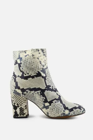 Ann Taylor Zipper Block Heels Ankle Boots | 100% Authentic Leather