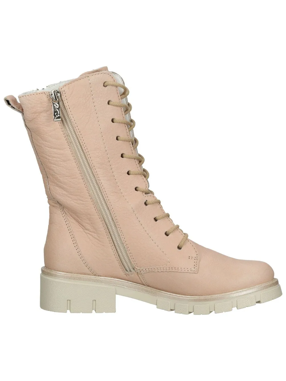Ara lace-up boots, nude