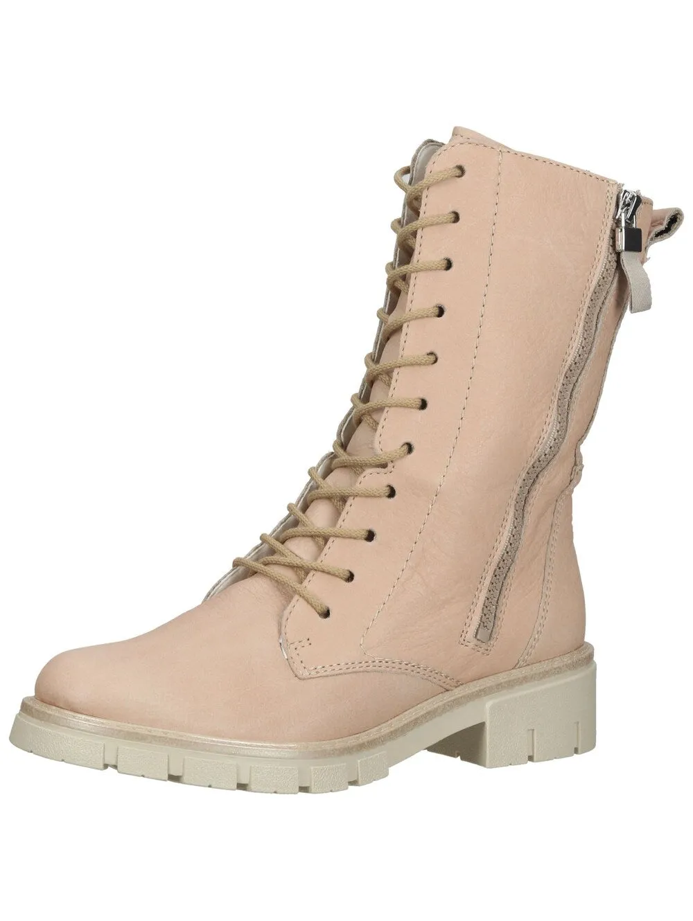Ara lace-up boots, nude