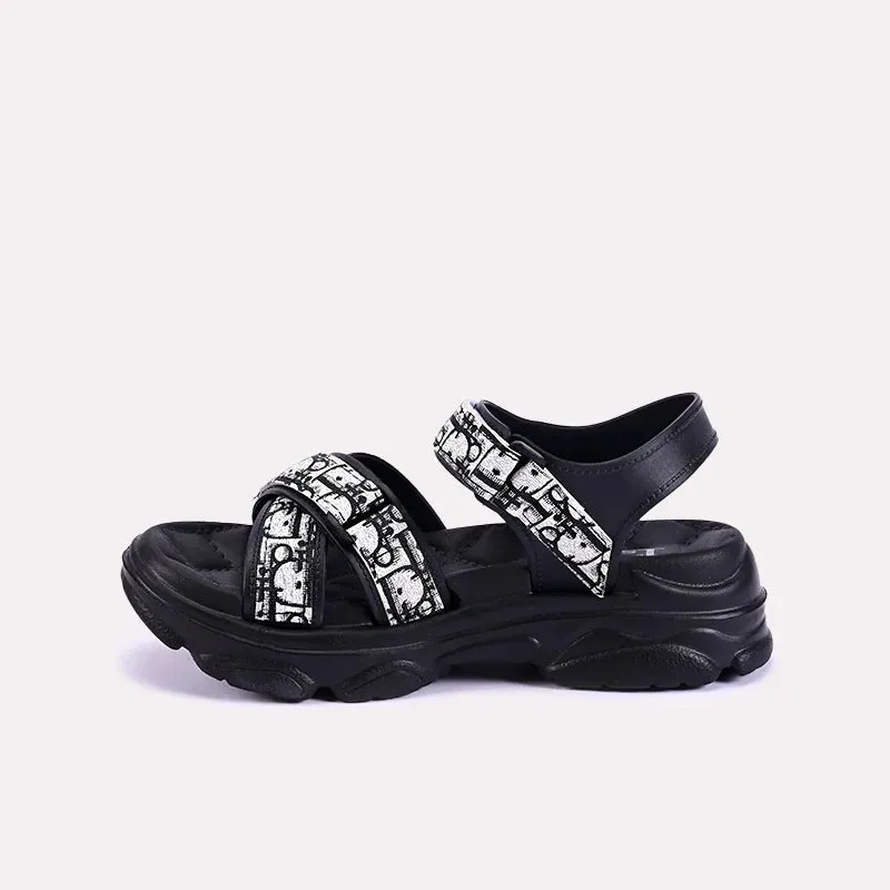 Bella Black Chunky Sandals 0421284