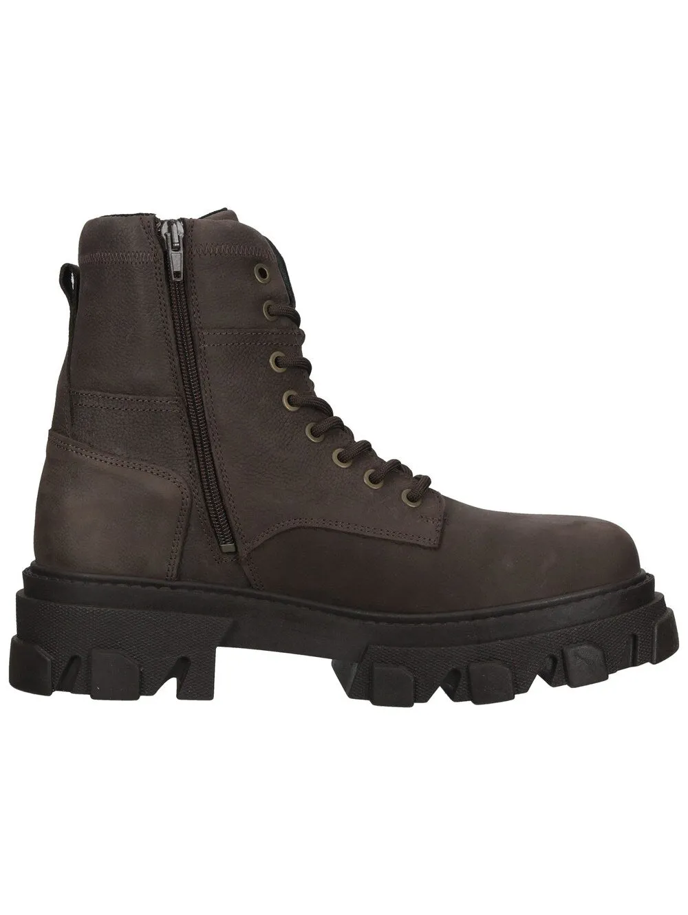 Bullboxer lace-up ankle boots, dark brown
