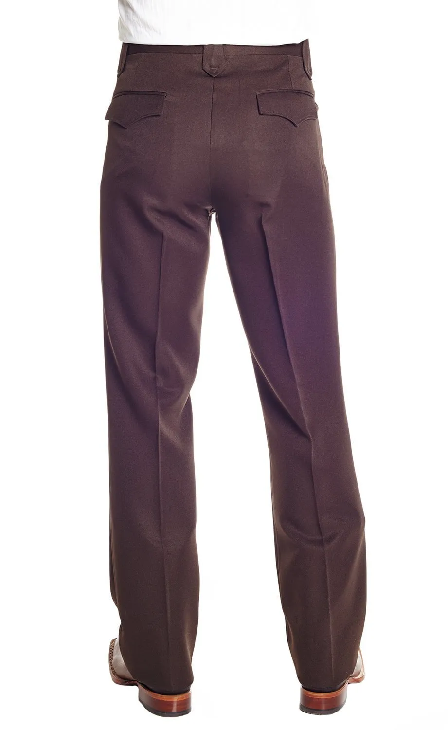 Circle S Mens Brown Polyester Ranch Dress Pants 35