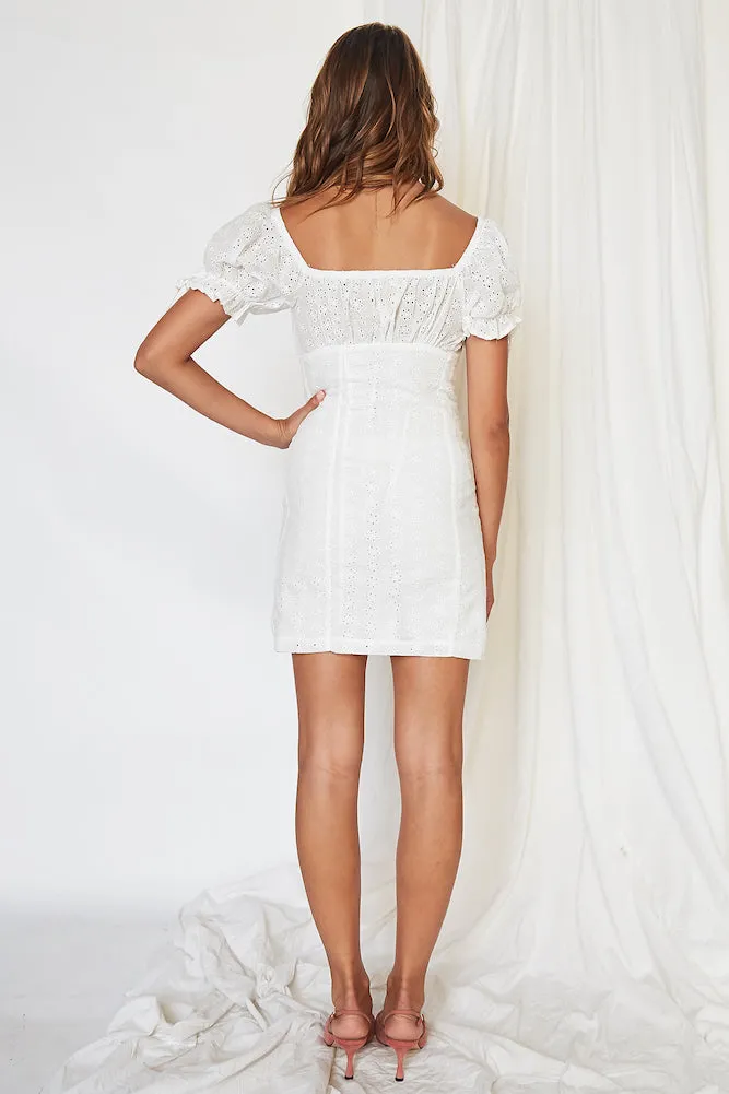 Coquette Dress White
