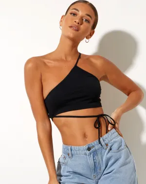 Erdle Crop Top in Black