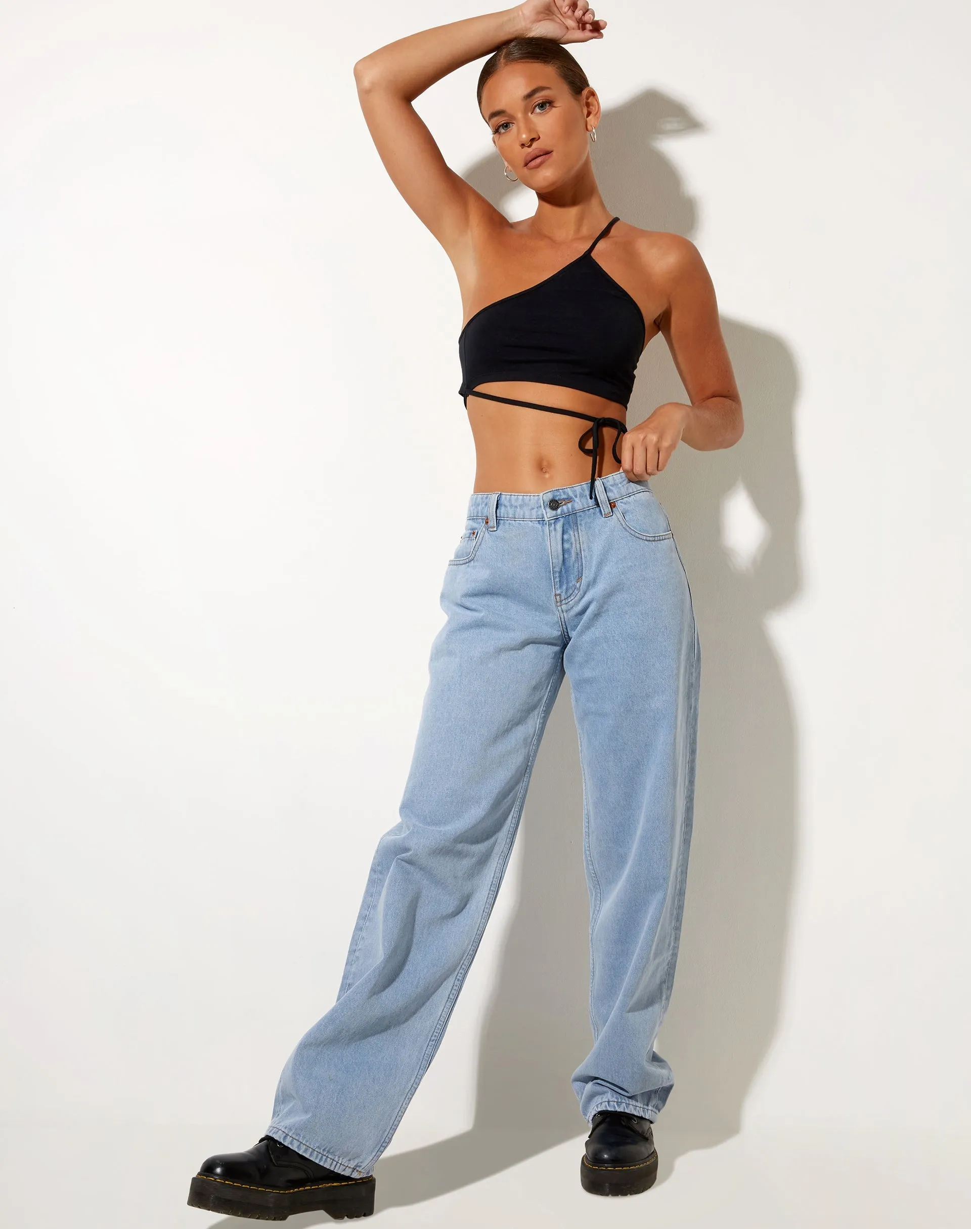 Erdle Crop Top in Black