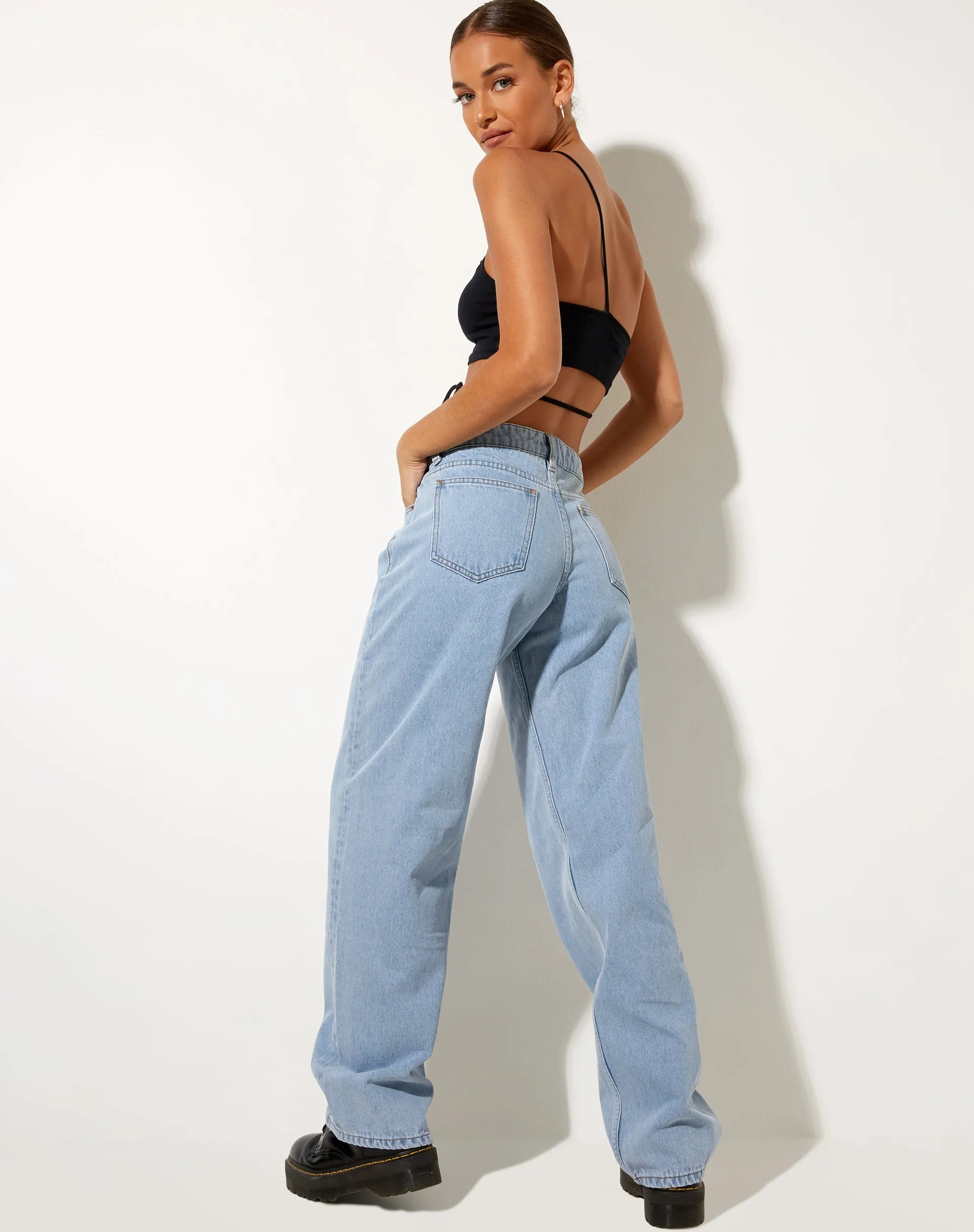 Erdle Crop Top in Black