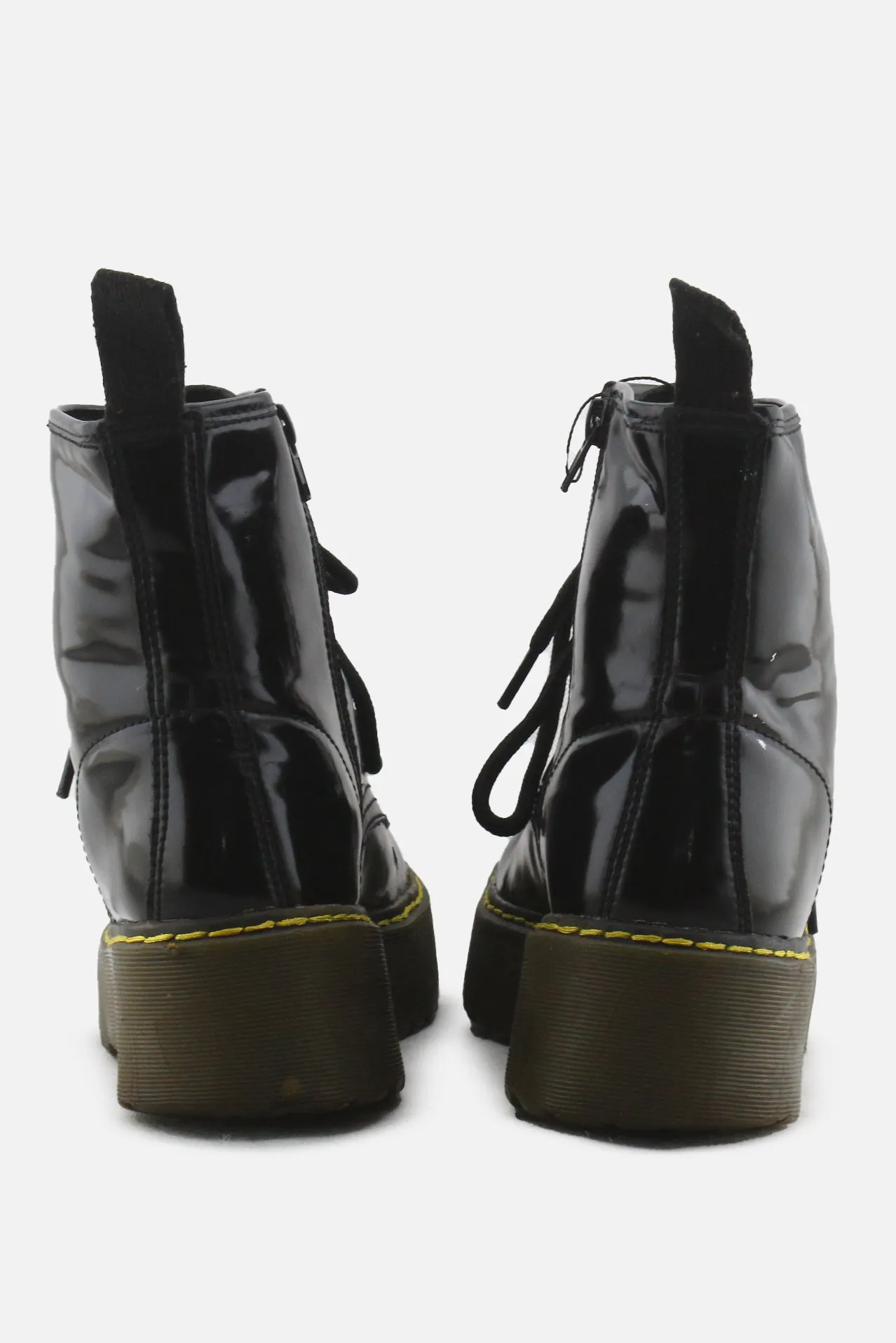 European Brand Zipper Laces Combat Ankle Boots | 100% Synthetic Leather
