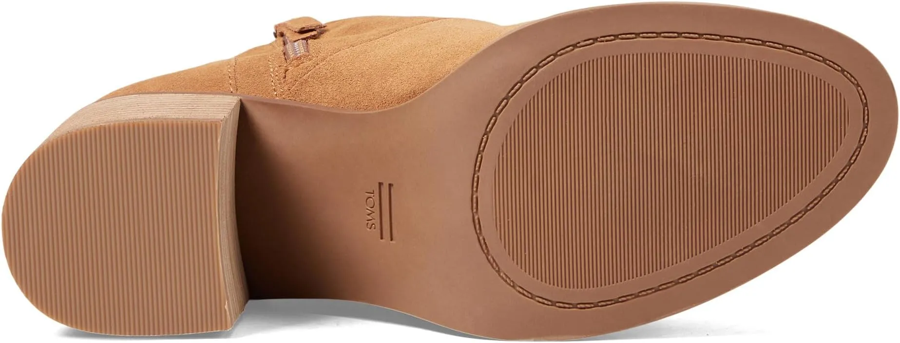 Evelyn Lace-Up TOMS Lace-up Boots, Tan Suede