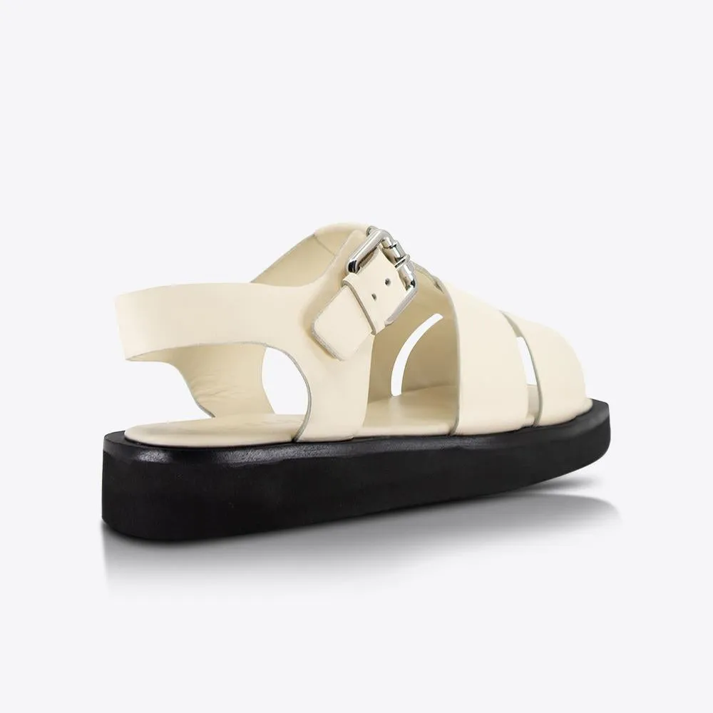 Hawkins Sandal Off White/Black