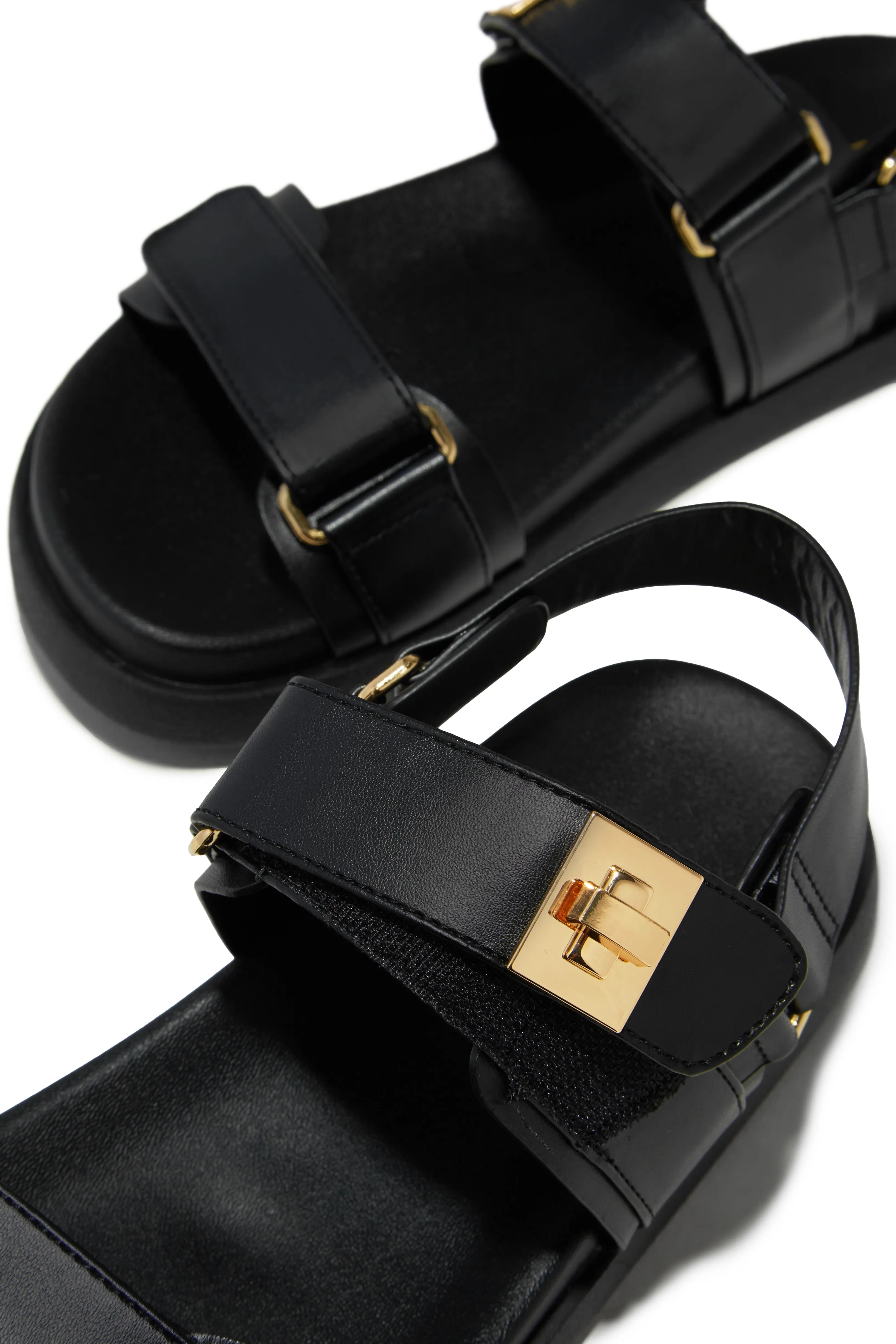 Kendall Chunky Sandals - Black