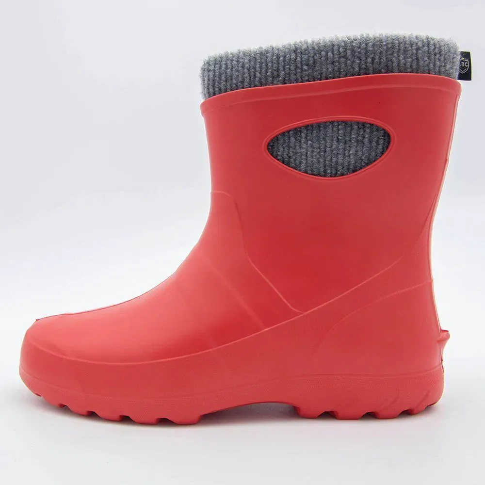 Leon Boots Ultralight Red Ladies Ankle Boots - Size 7