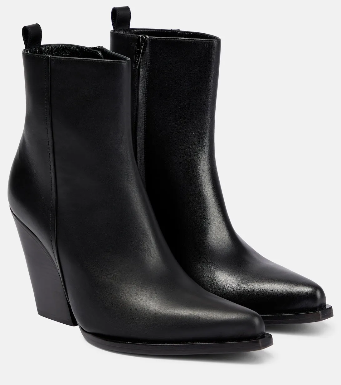 Magda Butrym leather ankle boots, black