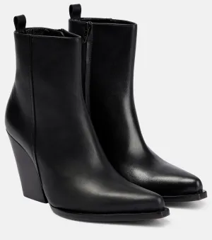 Magda Butrym leather ankle boots, black