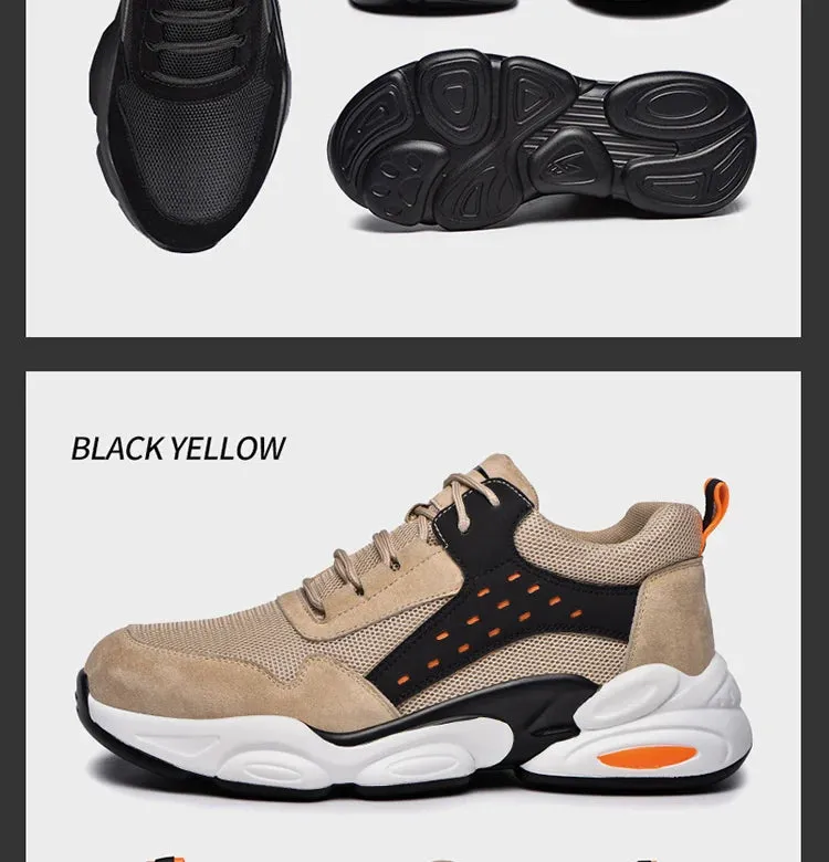 Man Safety Boots Anti-smashing Safety Shoes Indestructible Security Shoes Work Boots Sneakers - MS50291
