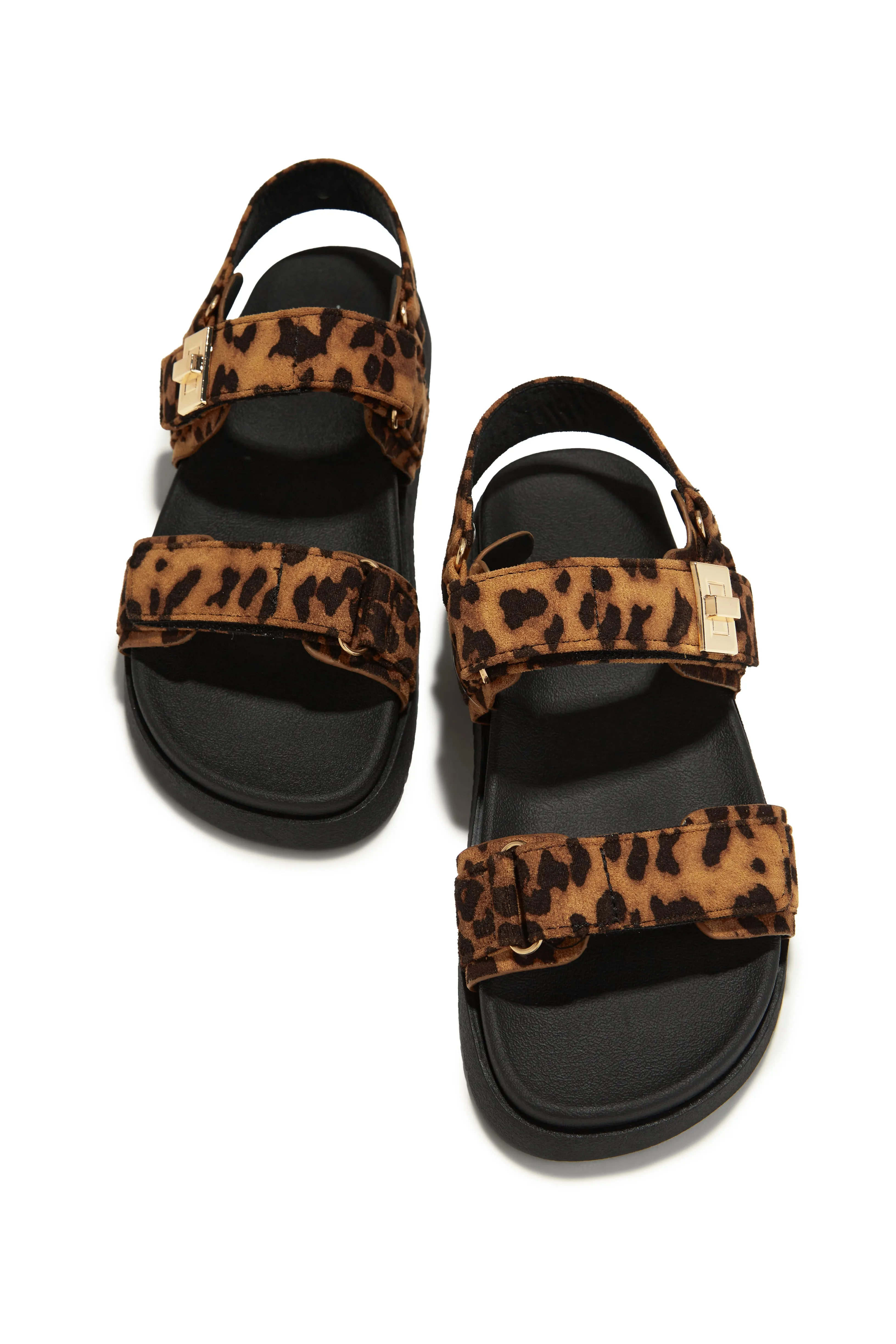 Mykonos Sands Chunky Sandals - Leopard