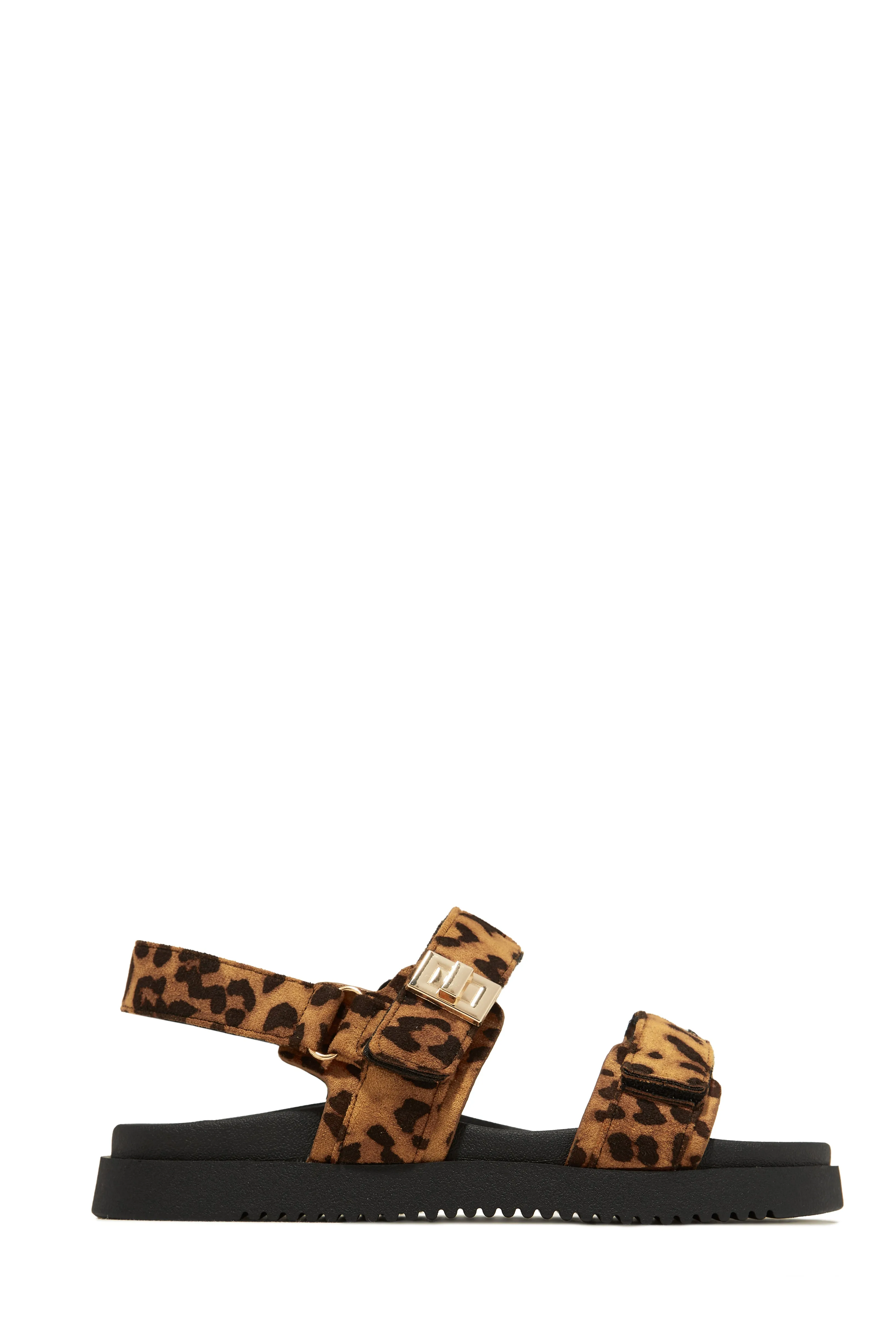 Mykonos Sands Chunky Sandals - Leopard