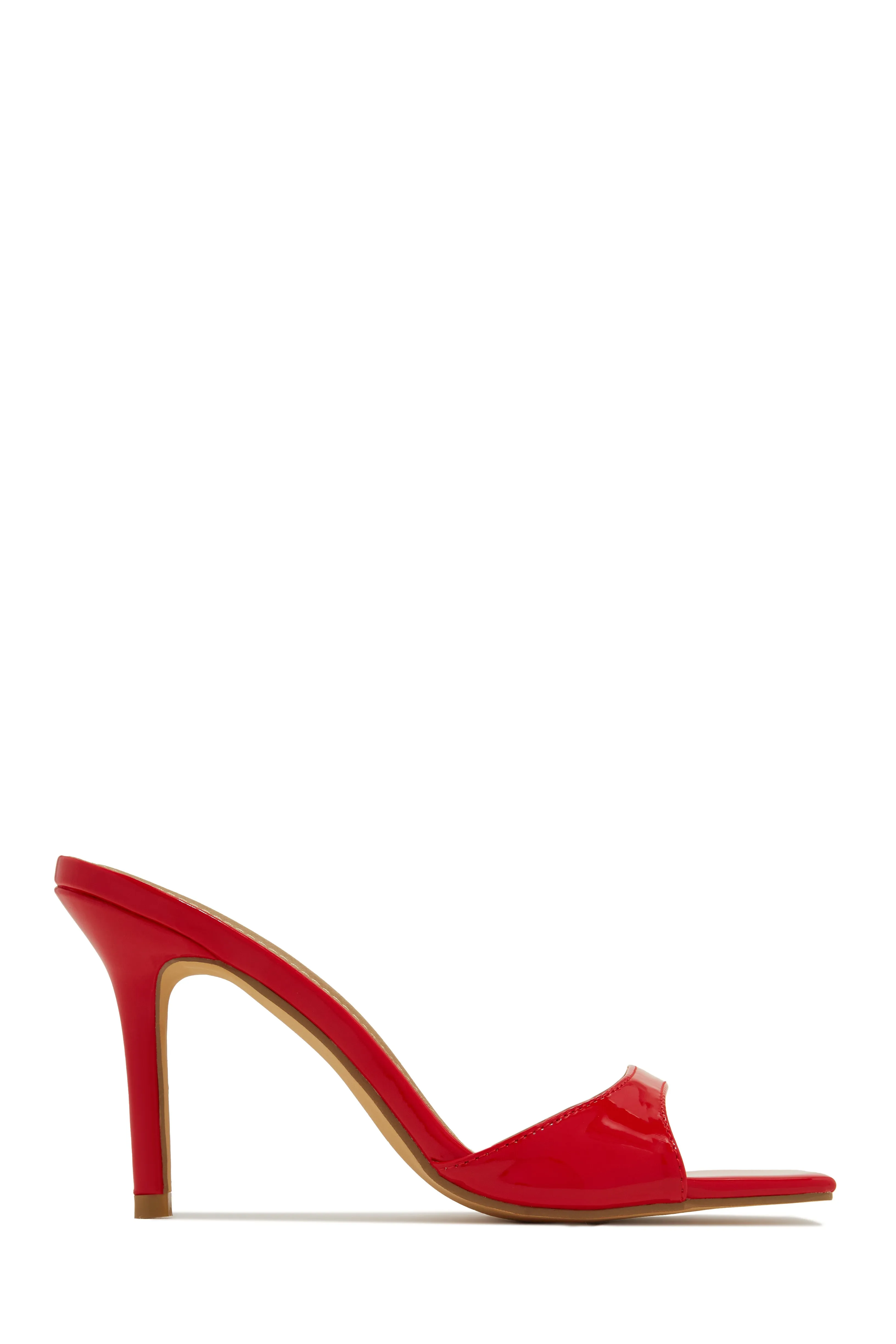 Nellie Mid Heel Mules - Silver