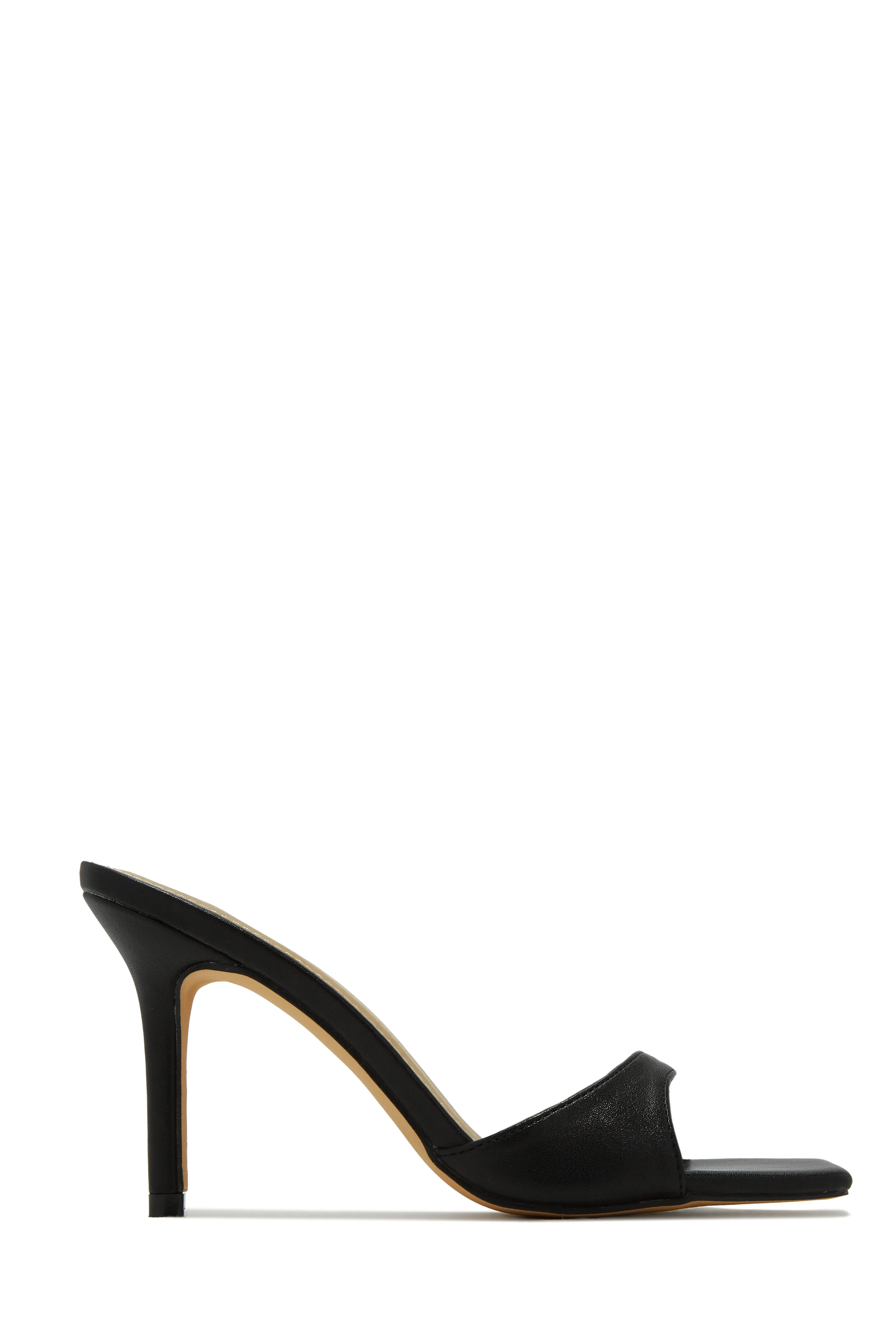 Nellie Mid Heel Mules - Silver