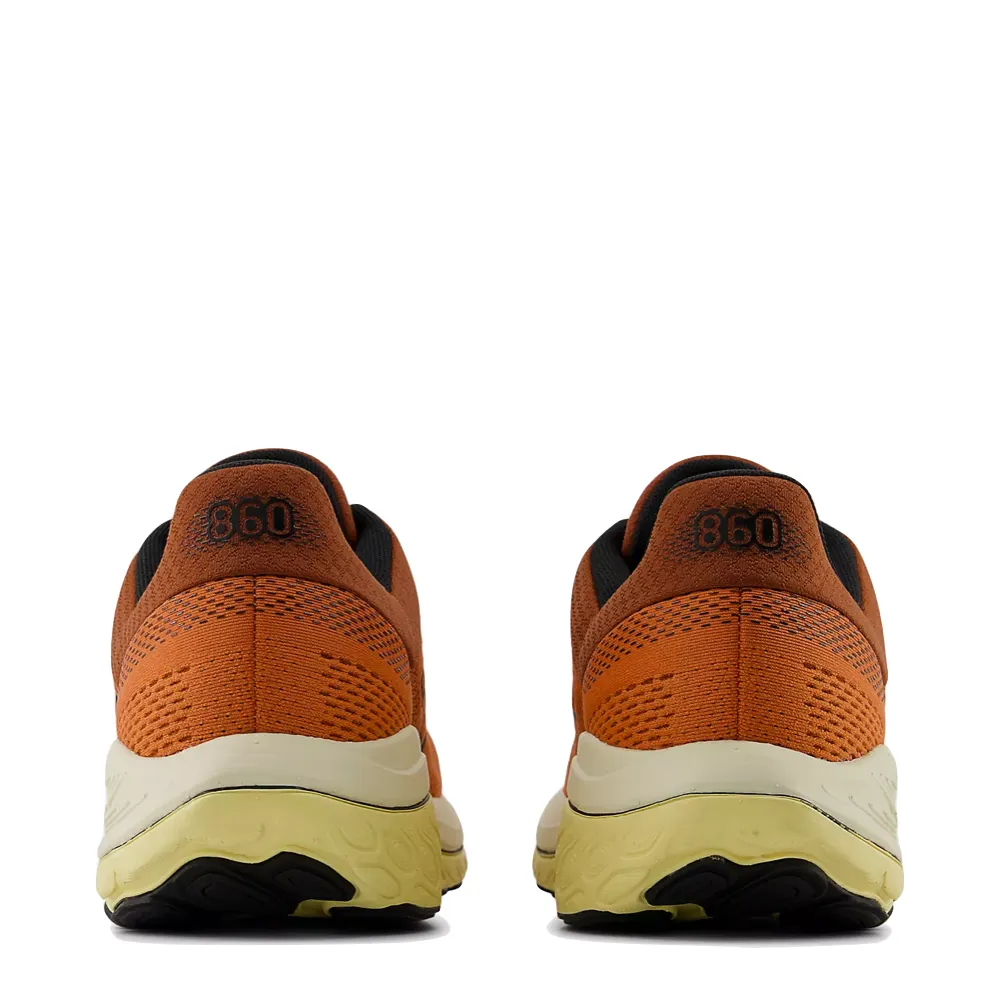 New Balance Men's Fresh Foam X 860v14 Sneaker in Infield Clay with Relic Brown and Black
