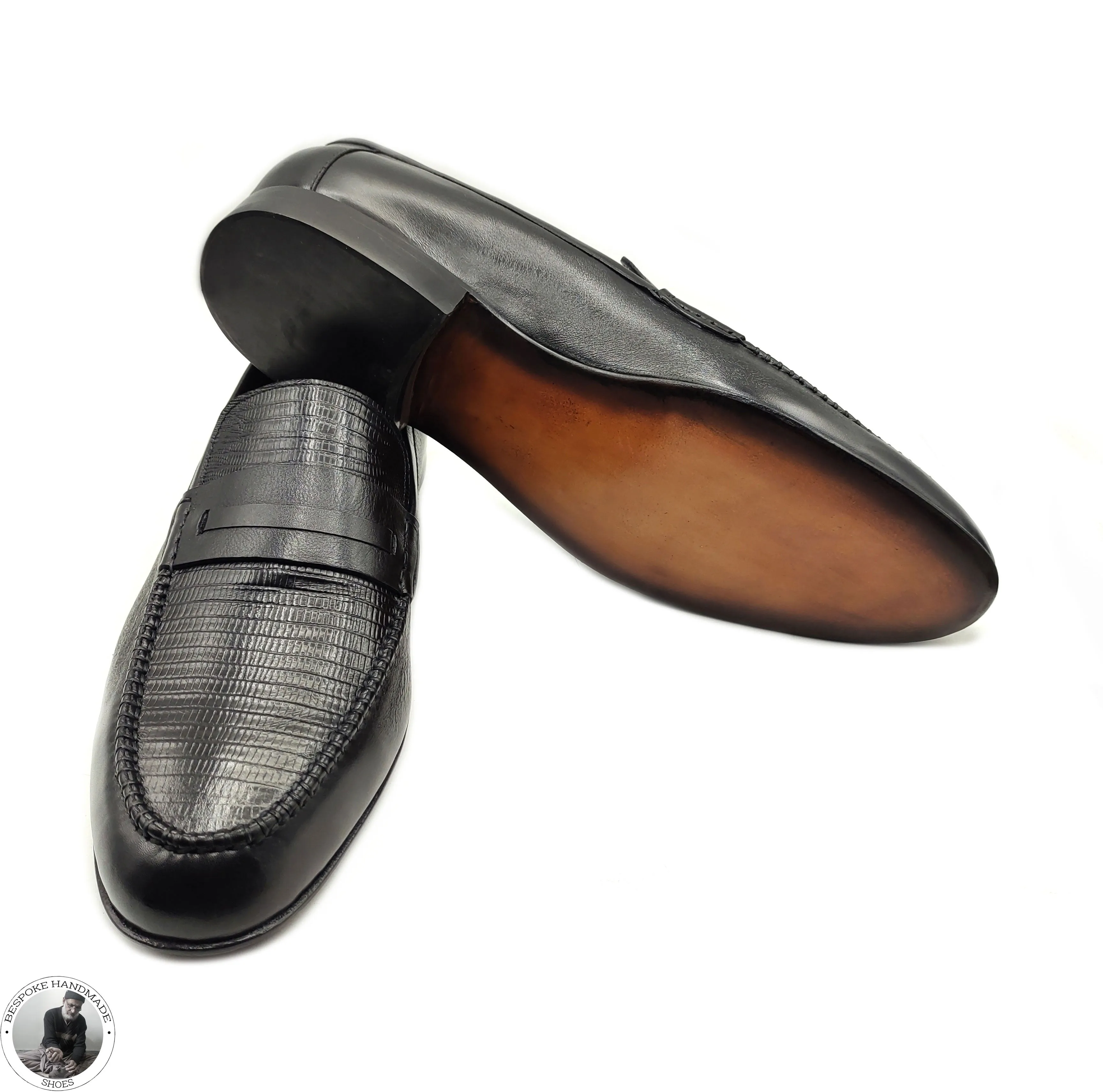 New Men's Handmade Black Color Leather Slip on Loafer Moccasian Dress / Formal Shoes
