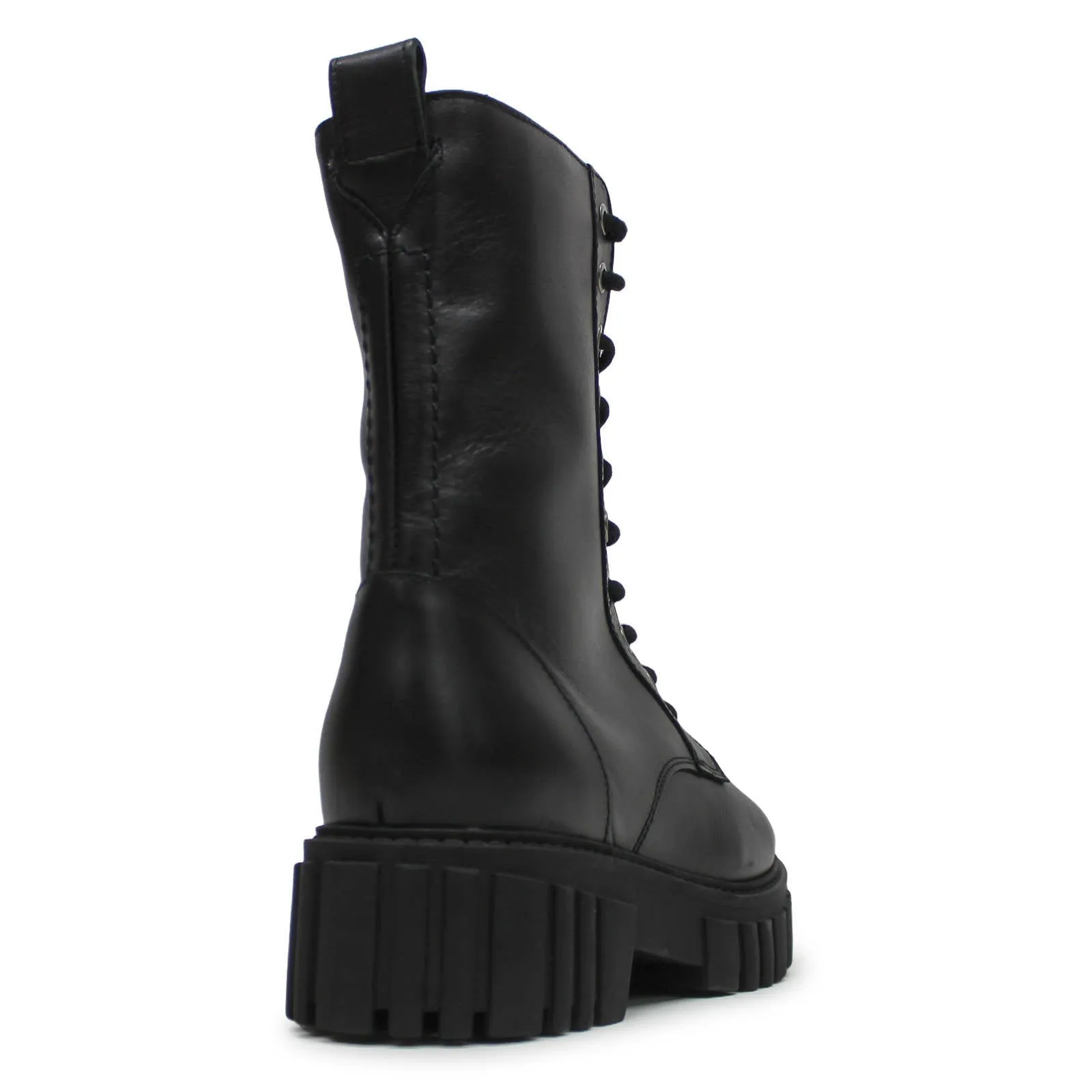 Page Lace Leather Women's Ankle Boots