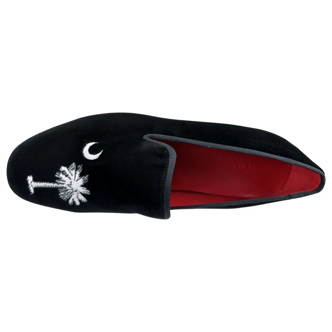 Palmetto Tree Velvet Pump