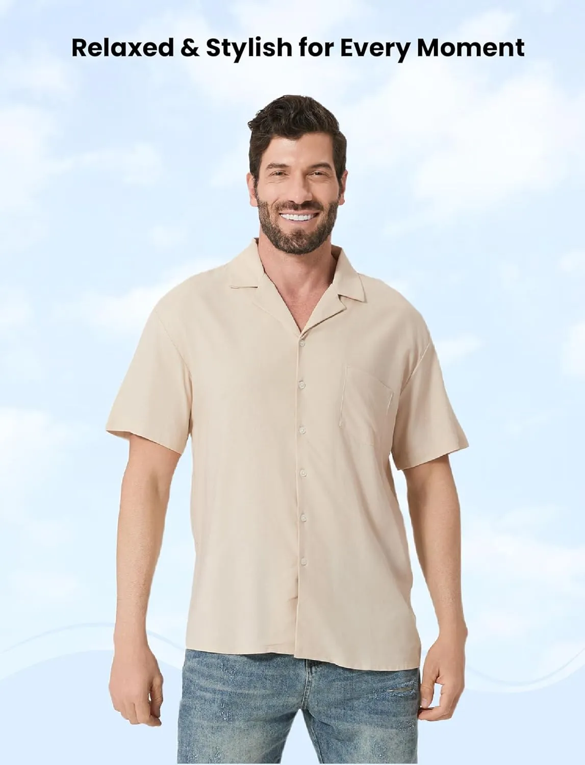 PATPAT Couples Matching Outfits: His and Hers Matching Set Women Knit Bodycon Maxi Dress or Men Chest Pocket Shirt