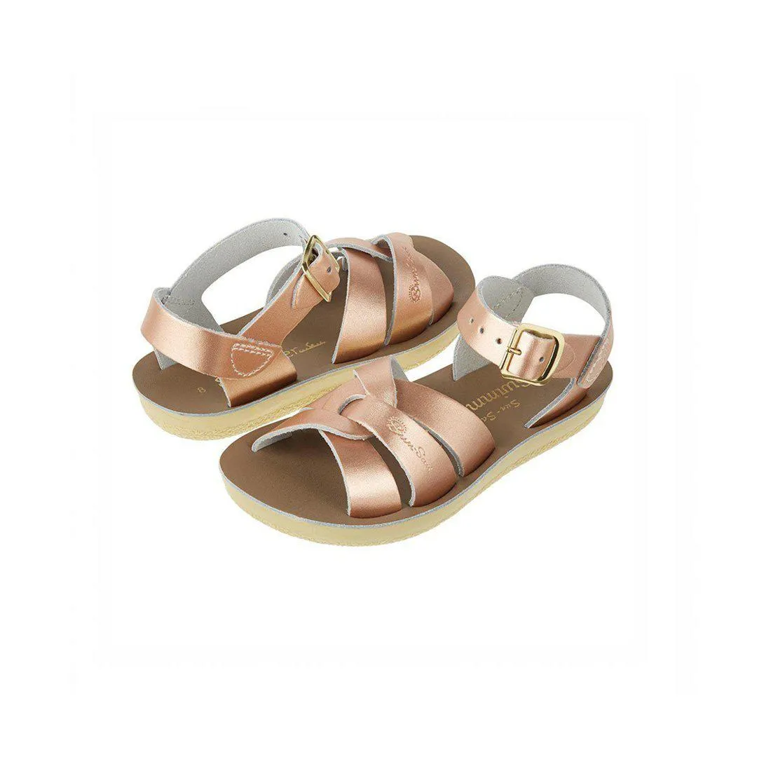 Salt-Water Sun-San Kid's Sandals - Swimmer - Rose Gold