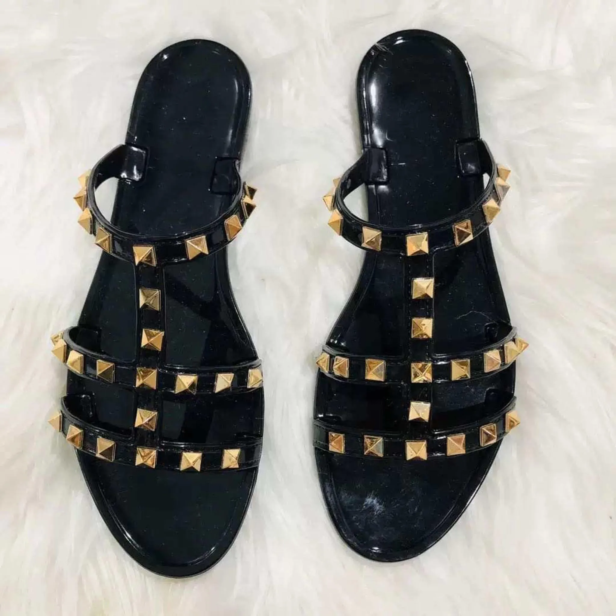 Studded Jelly Fashion Sandals