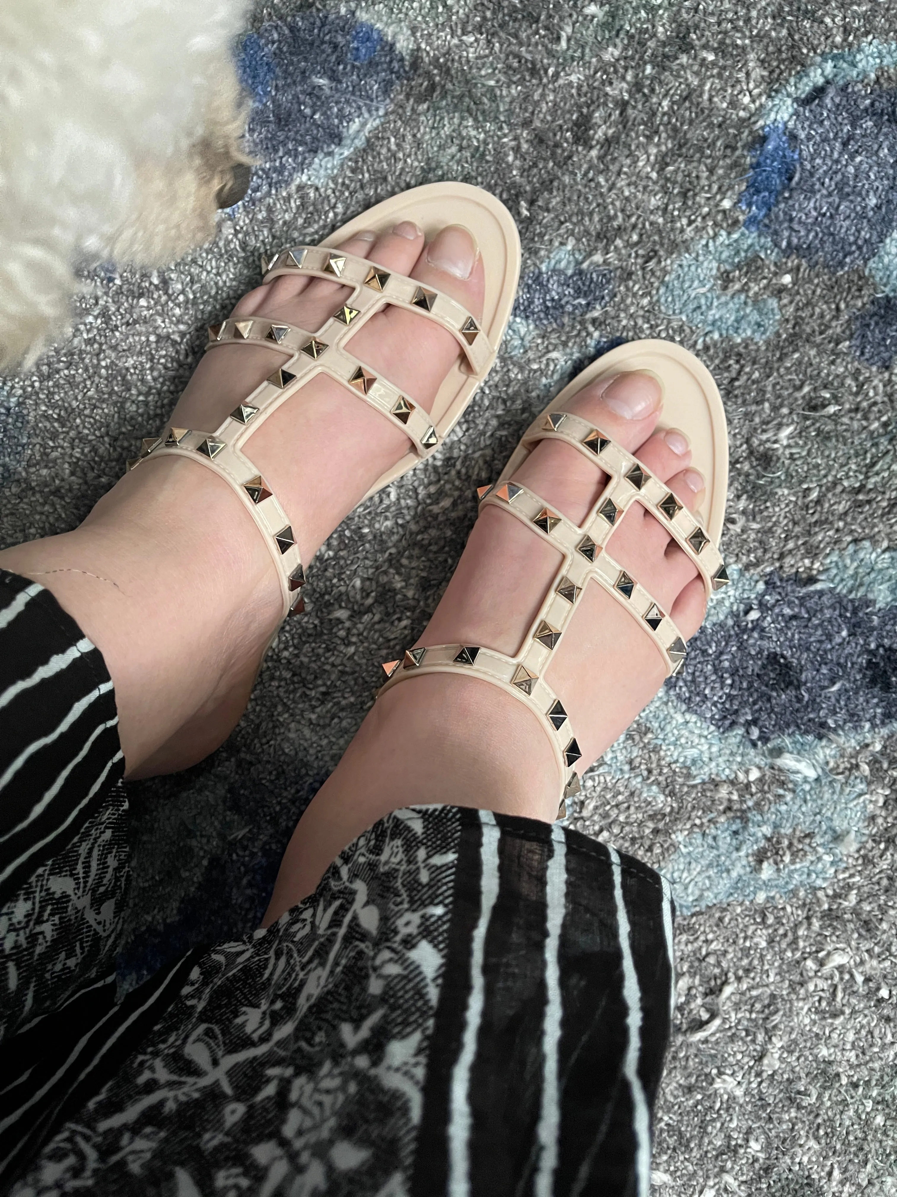 Studded Jelly Fashion Sandals