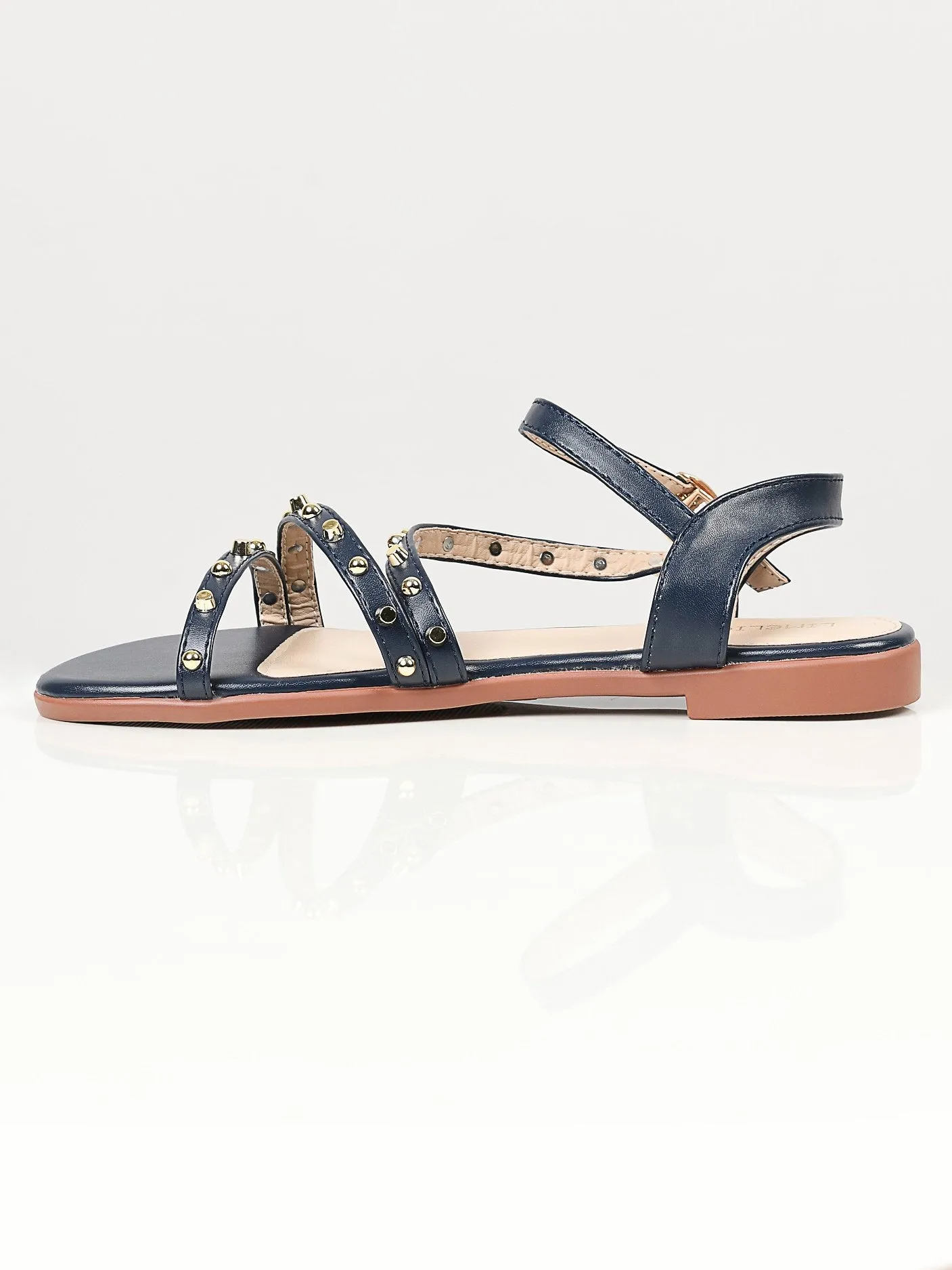 Studded Sandals - Blue