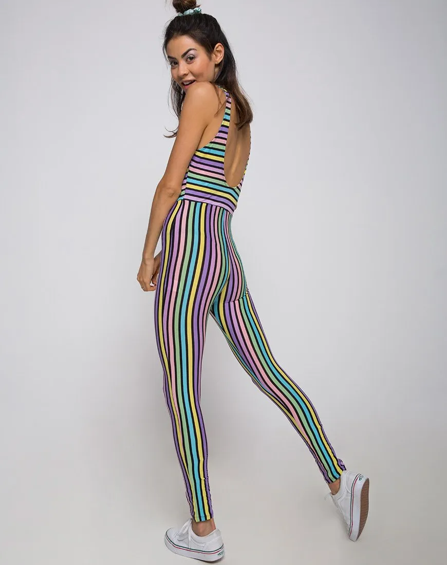 Unitard in New Stripe