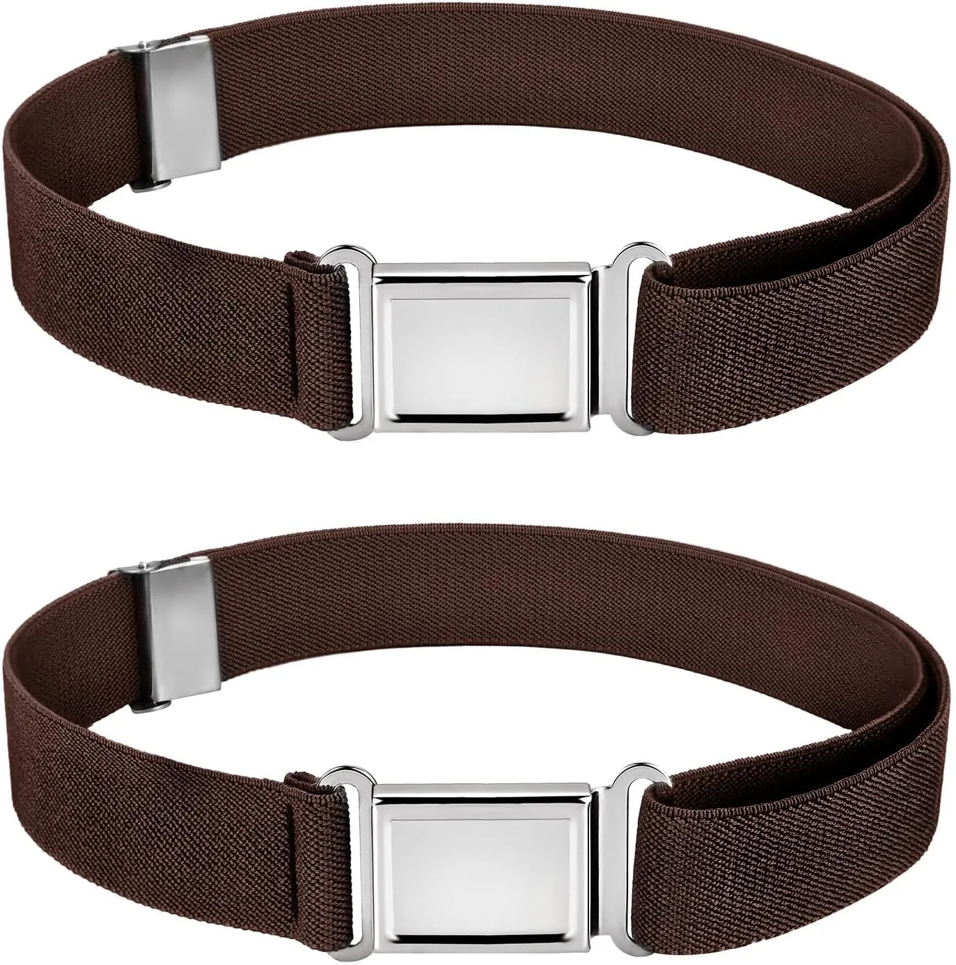WILLBOND Kids Magnetic Belt Adjustable Elastic Belt with Magnetic Buckle for Boys Daily Use Girls