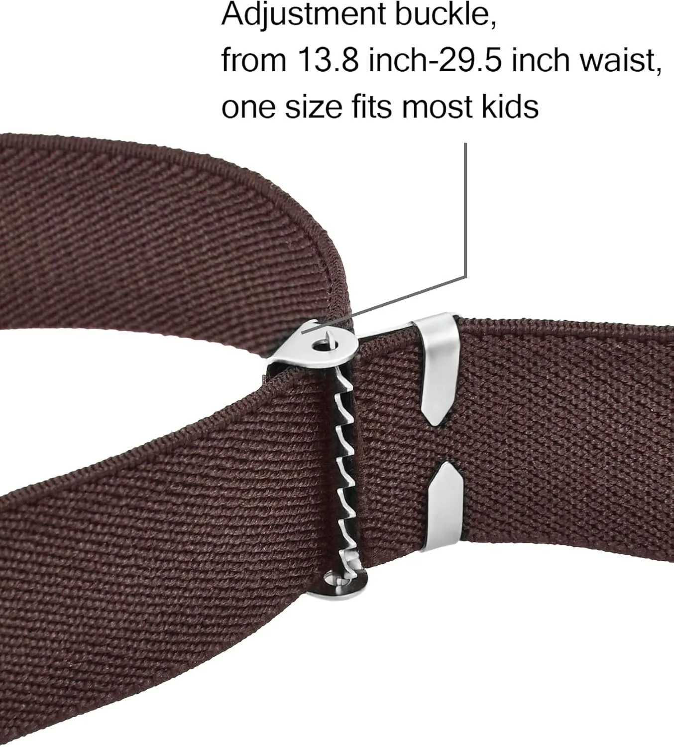 WILLBOND Kids Magnetic Belt Adjustable Elastic Belt with Magnetic Buckle for Boys Daily Use Girls